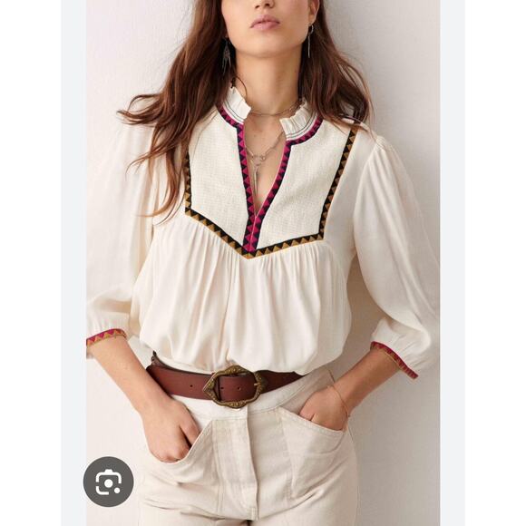 BA&SH Tops - BA&SH TRACY BOHEMIAN CHIC BLOUSE, SIZE 2, NWT
